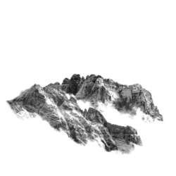 Mount Punta Sorapis Dolomites by Alan Blake