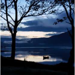 Blue hour at Loch Broom by Peter Turner